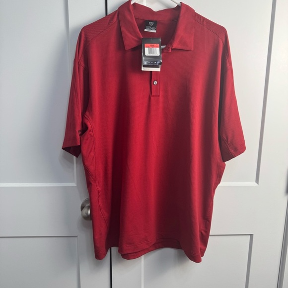 Nike Golf Men's Fit Dry Polo Shirt Red Size Large NWT 143308 Short Sleeve - Picture 1 of 12